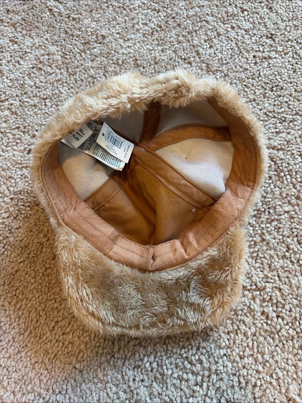 Baby Gap Fuzzy Bear Winter Cap NWT Sz 18-24months